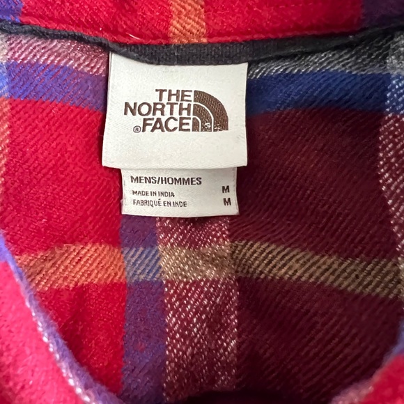 The north face Heavy weight Arroyo Flannel Mens Medium Used like New condition. - Picture 5 of 6